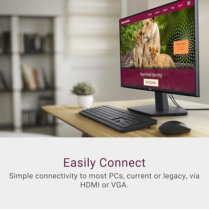 Dell SE2725HM 27"/68.58 cm FHD Monitor, Ultra-Thin Bezels